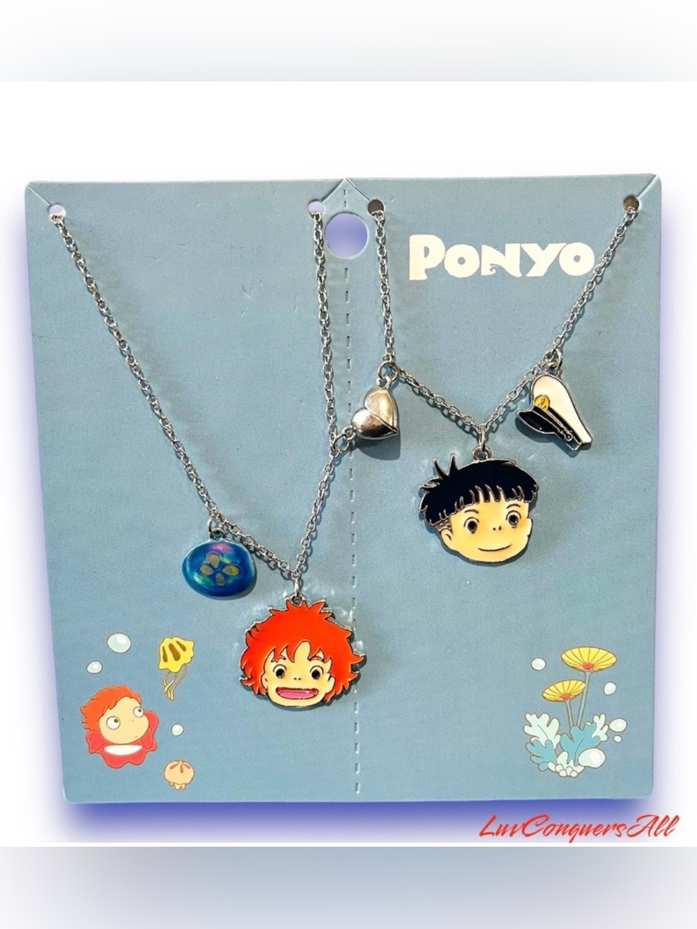 Studio Ghibli® Pony and Sosuke Necklace Set